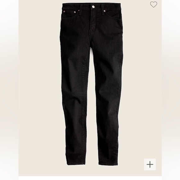 Black J. Crew Curvy toothpick jeans - Picture 1 of 3